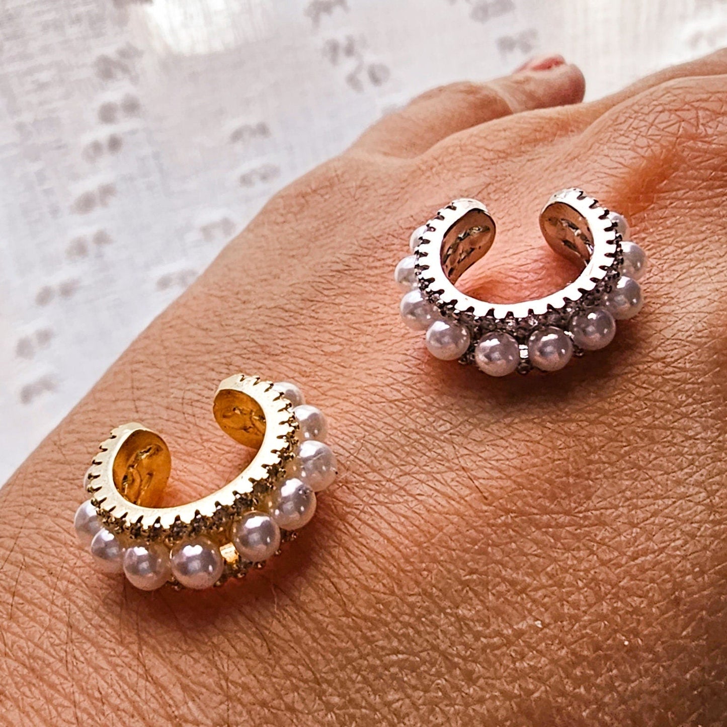 Dream of Pearls Ear Cuff