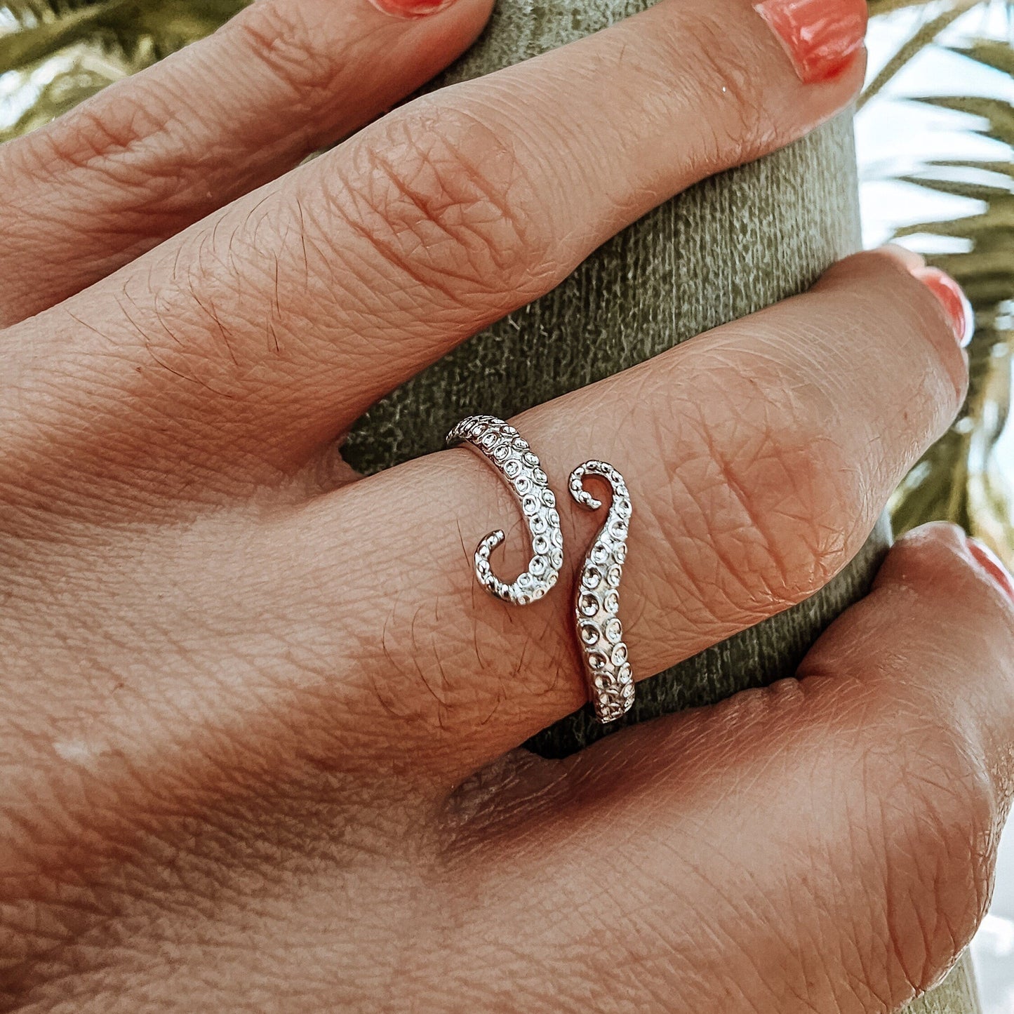 Dainty Octopus Tentacle Ring