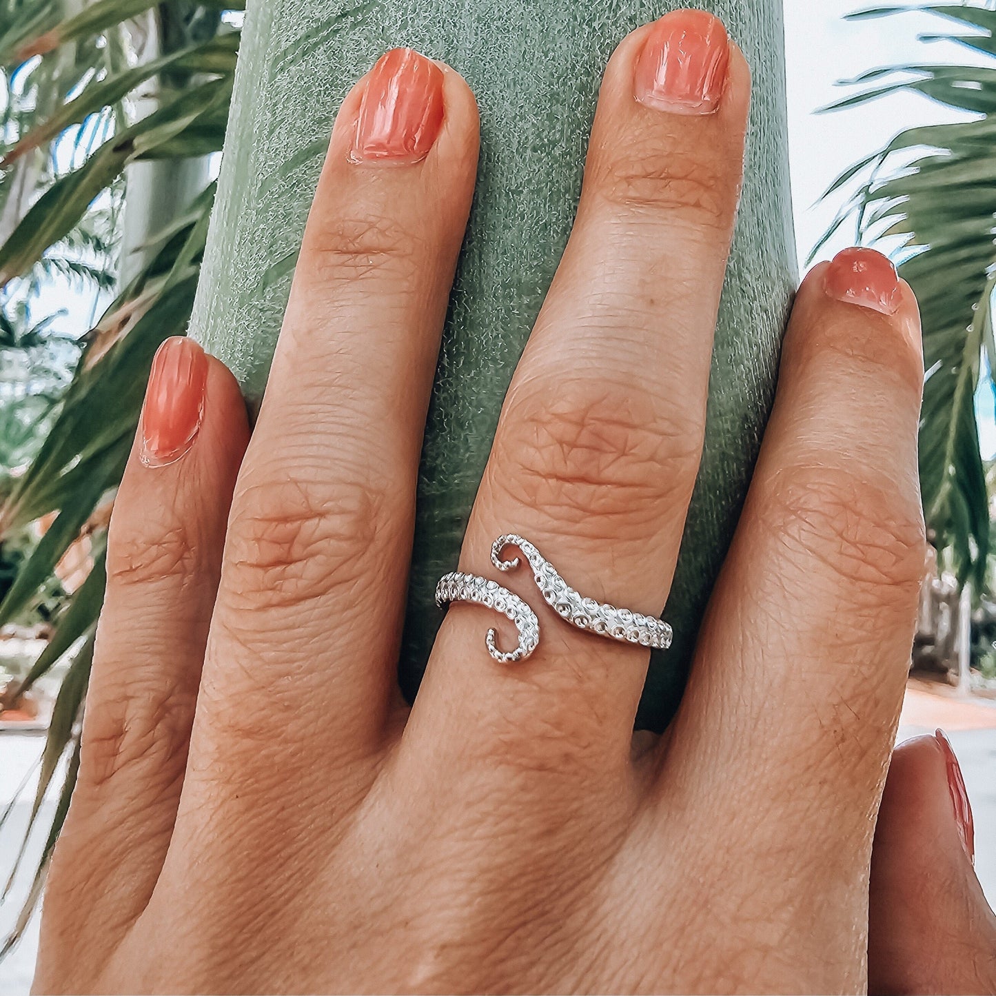 Dainty Octopus Tentacle Ring
