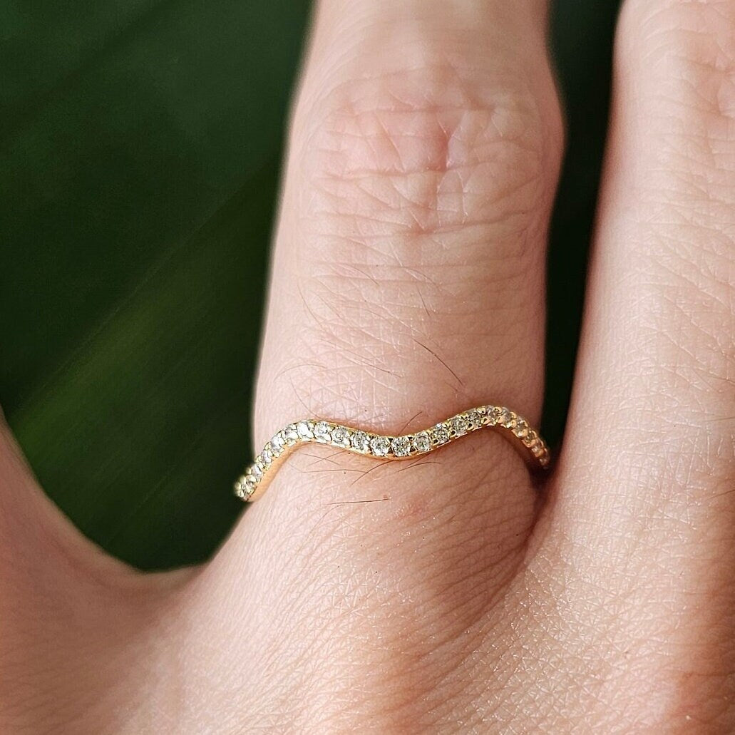 Gold Wave Ring