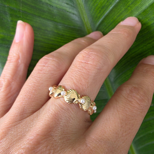 Seashells marvel Ring