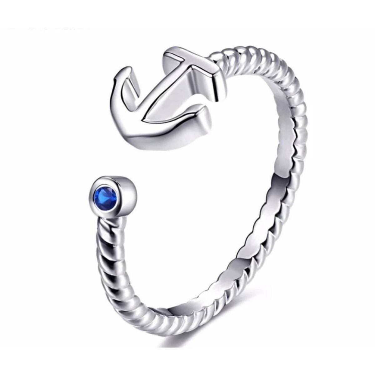 Anchors Away Adjustable Ring