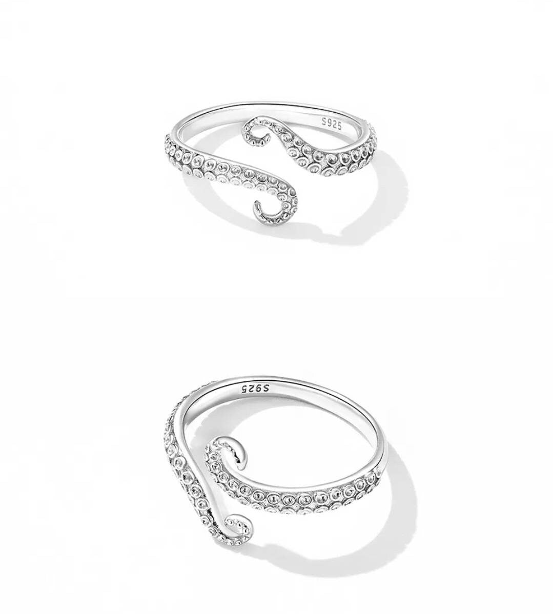 Dainty Octopus Tentacle Ring