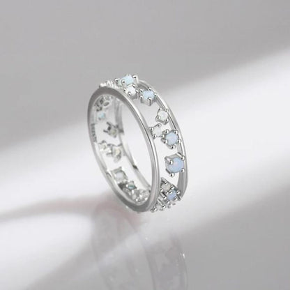 Water Bubbles Silver Ring