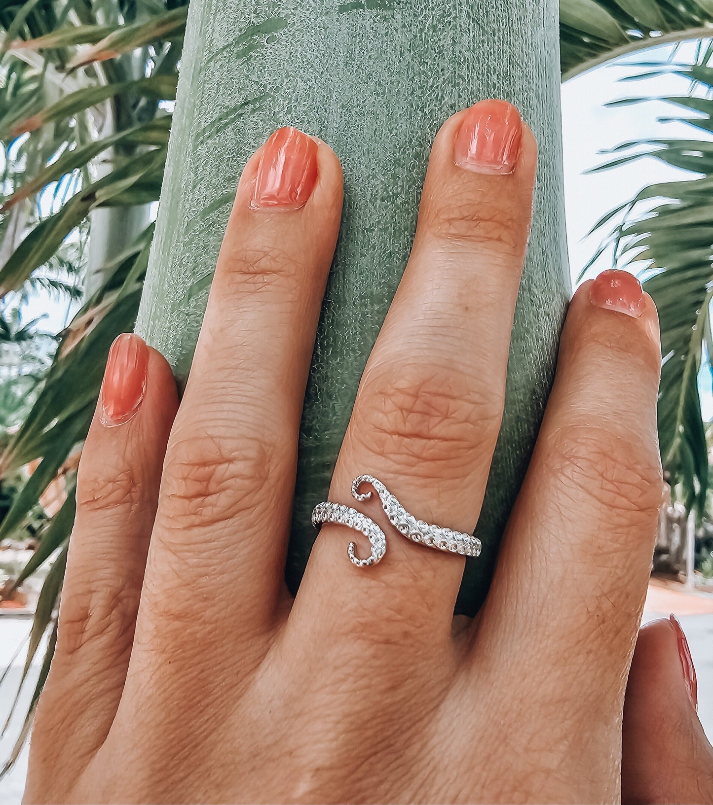 Dainty Octopus Tentacle Ring