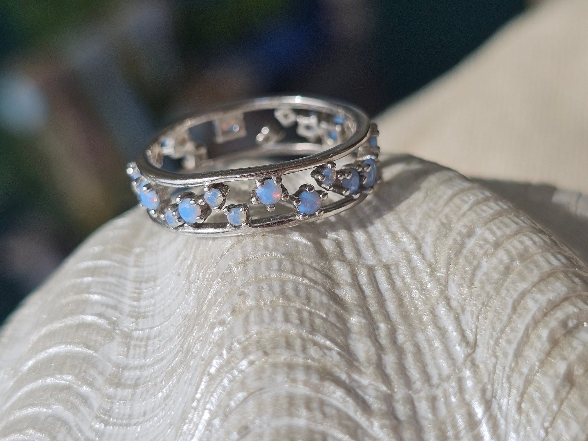 Water Bubbles Silver Ring