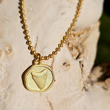 Sun kissed Gold Coin Necklace