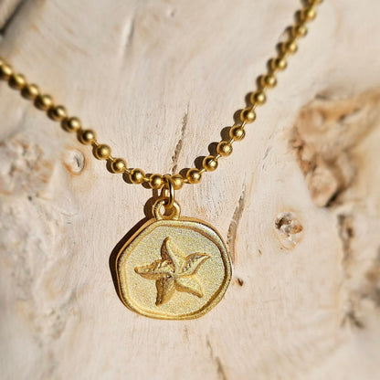 Sun kissed Gold Coin Necklace