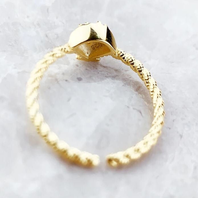 Mermaid Gold Seashell Ring