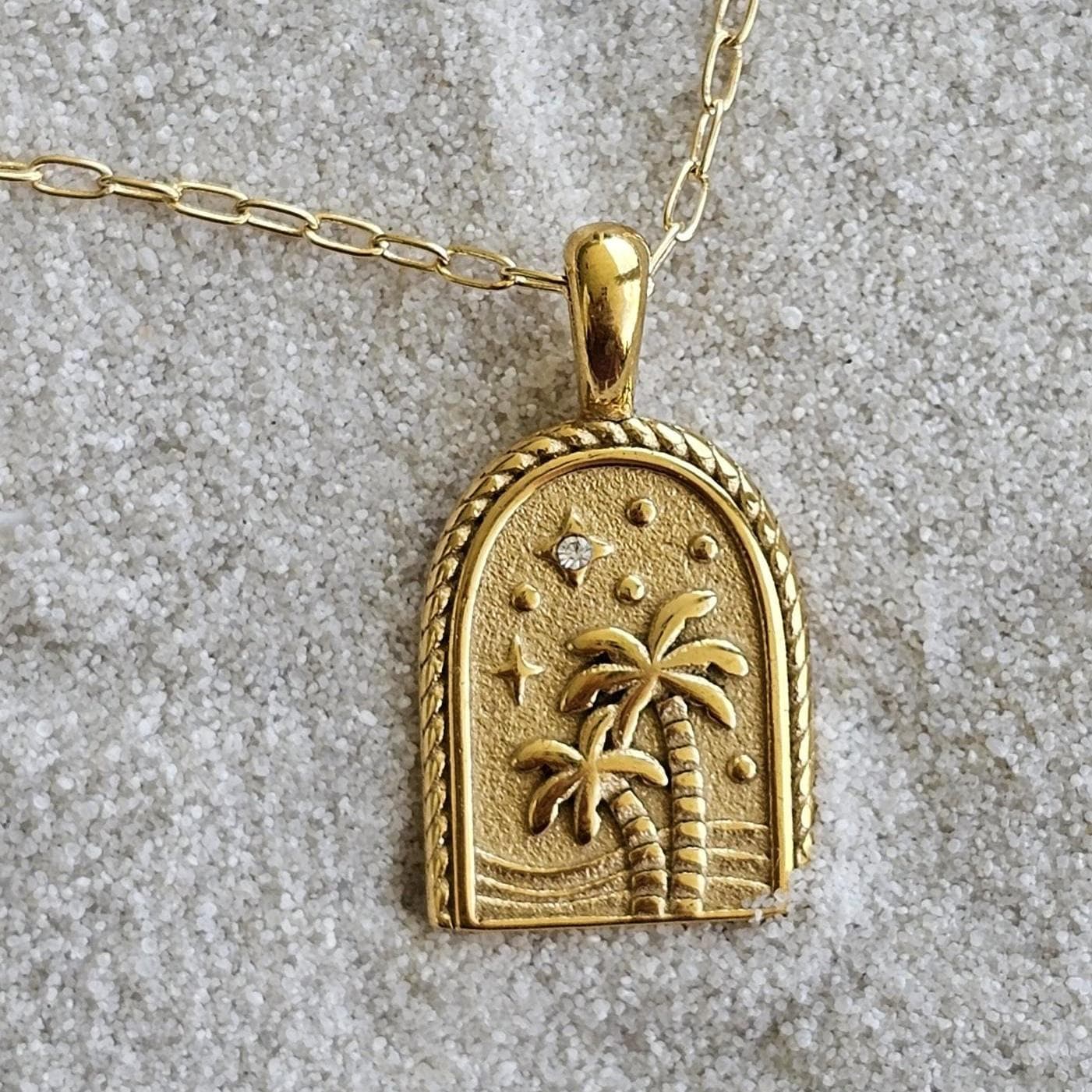 Bali Palm Tree Necklace