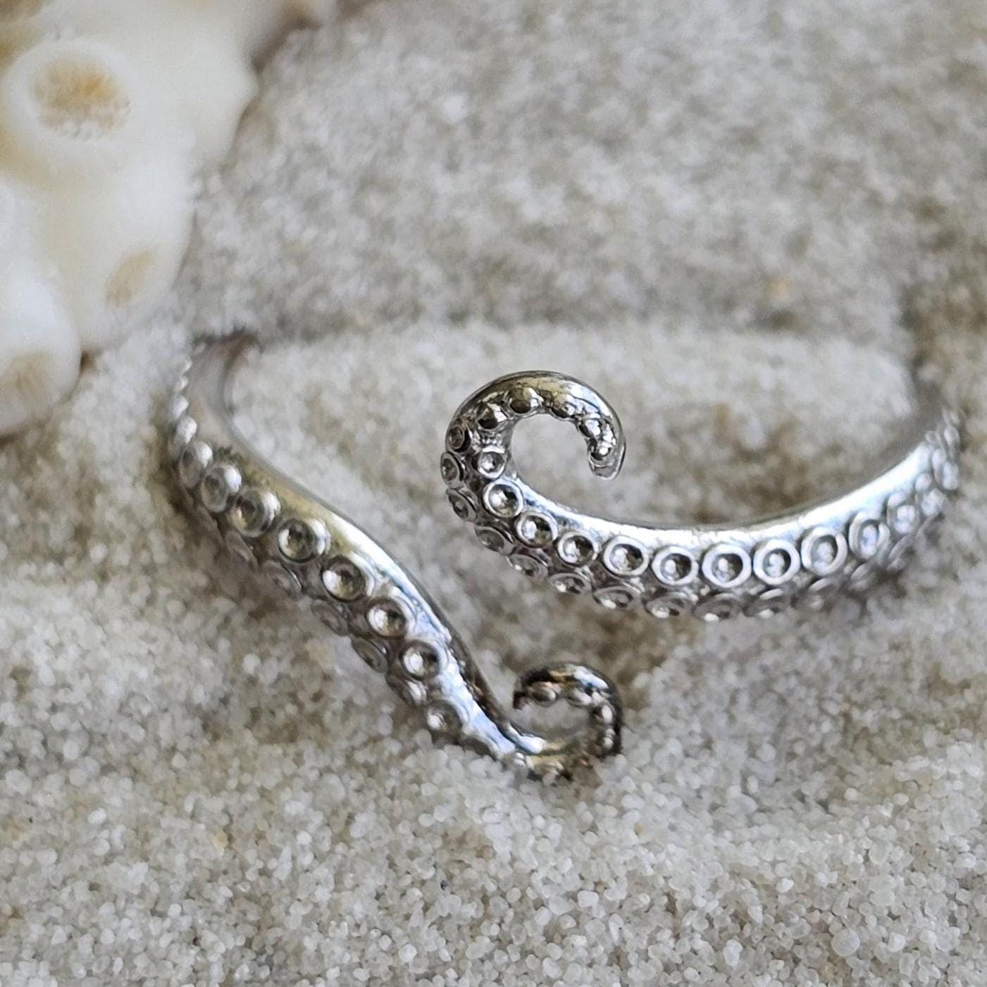 Dainty Octopus Tentacle Ring