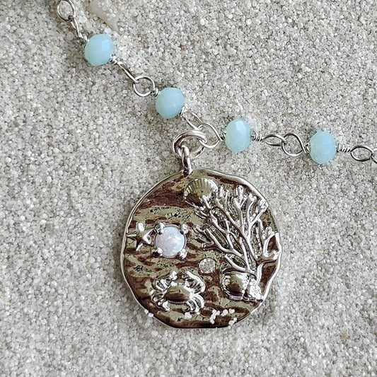 Reef Life Silver Necklace